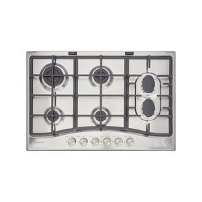 ANAFE ARISTON MULTIGAS PCN 761 S/IX/A 75CM 6H REJA FUND - INOX