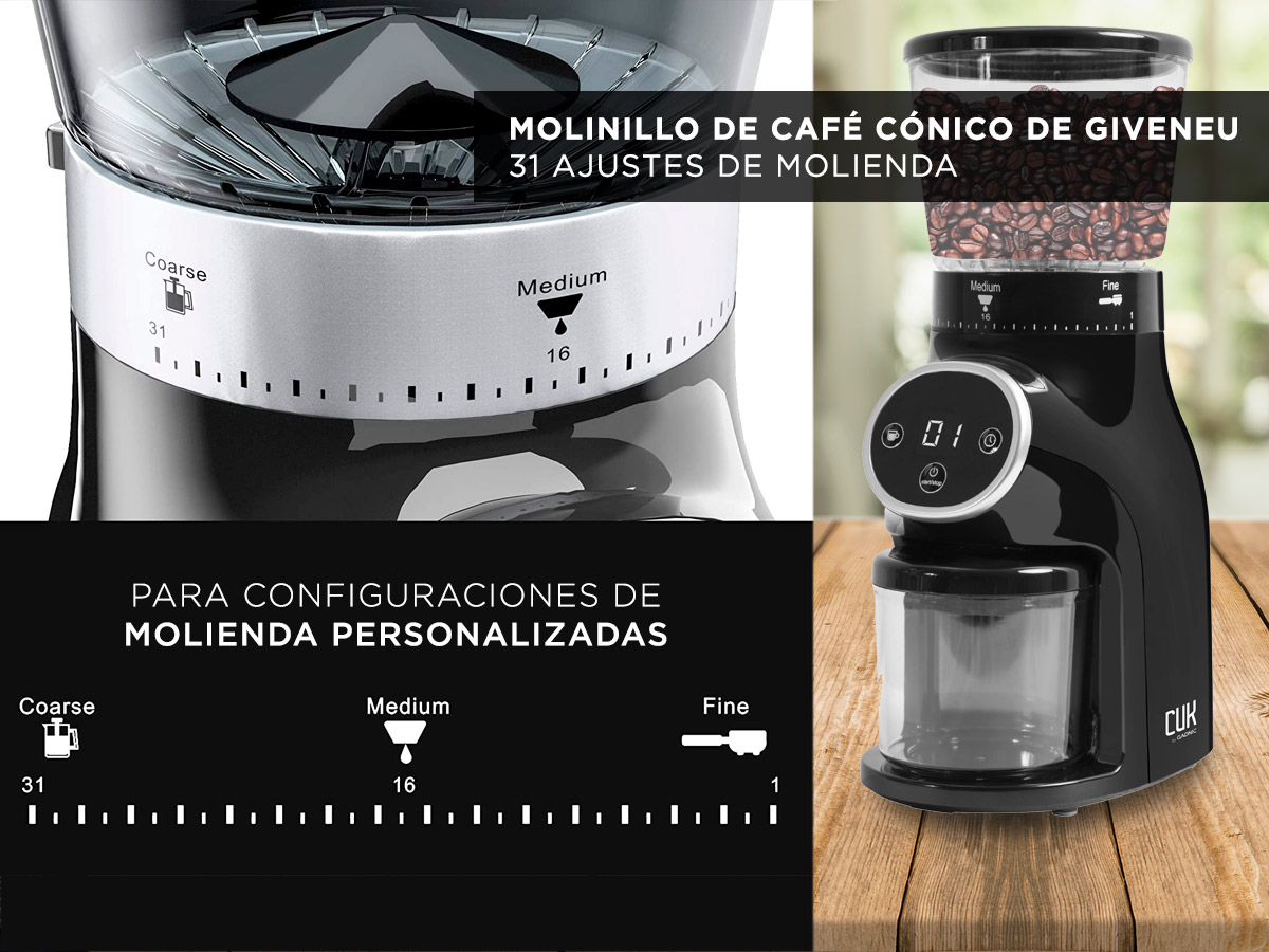 MOLINILLO DE CAFE PROFESIONAL GADNIC CG165