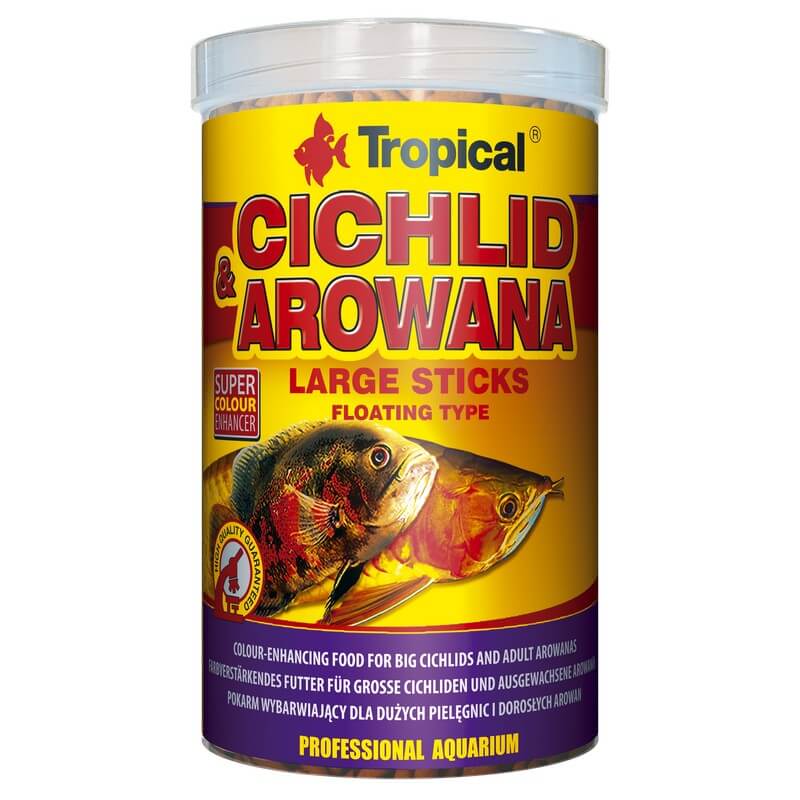 TROPICAL CICHLID & AROWANA STICK LARGE 300GS