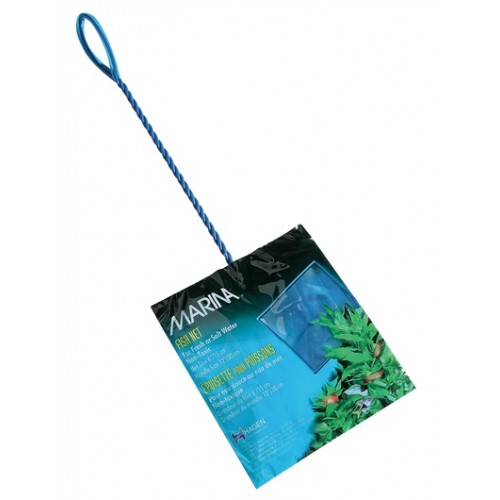 MARINA RED PARA PECES FISH NET BLUE MALLA FINA 15 X 13CM MARINA