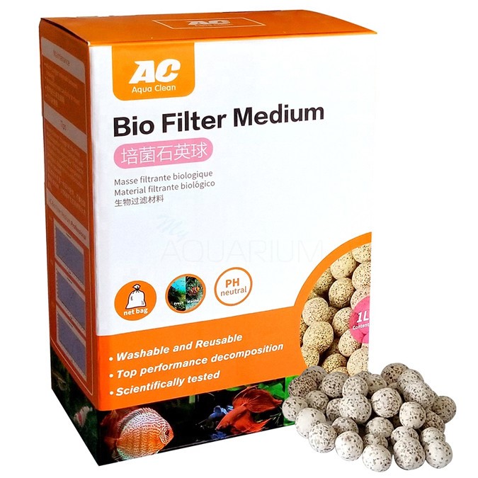 AQUA CLEAN BIO FILTER MEDIUM BIOPERLAS 1L