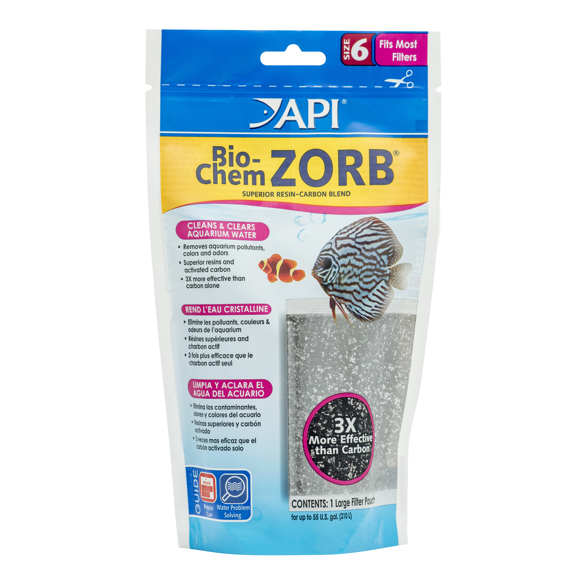 API BIO - CHEM ZORB SIZE 6 CARBON Y RESINAS