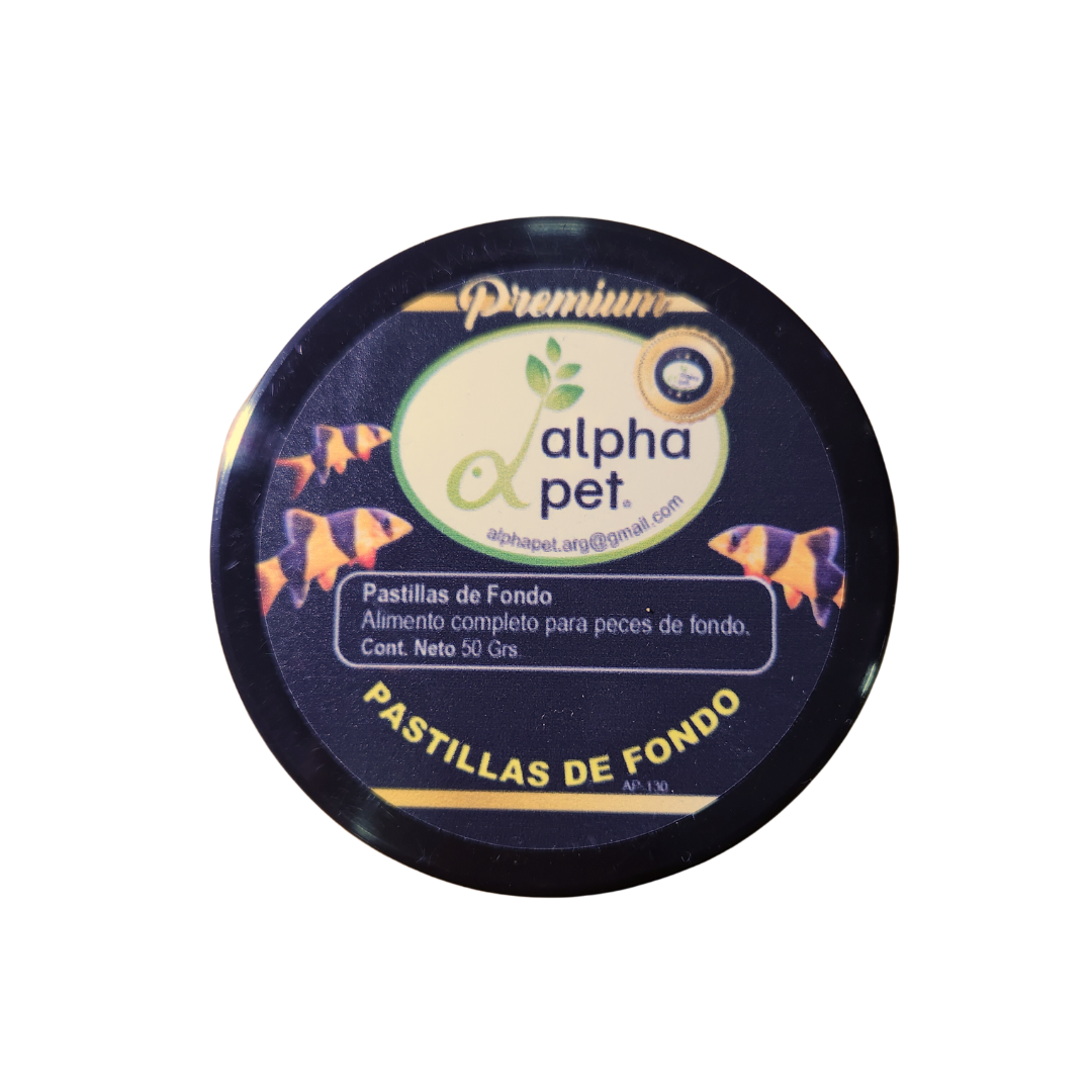 ALPHA PET PASTILLAS DE FONDO 50GS