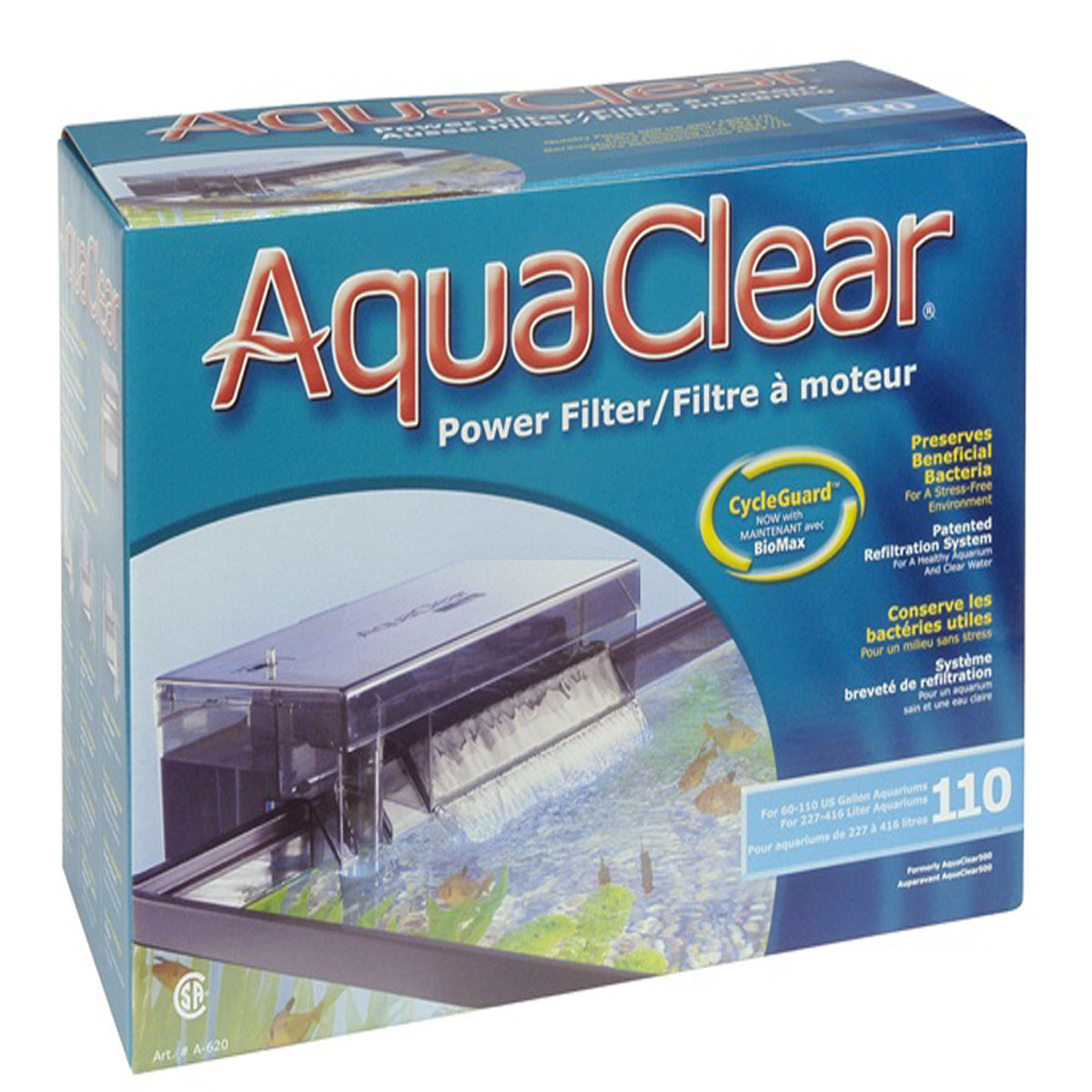 HAGEN FILTRO CASCADA AQUACLEAR 110