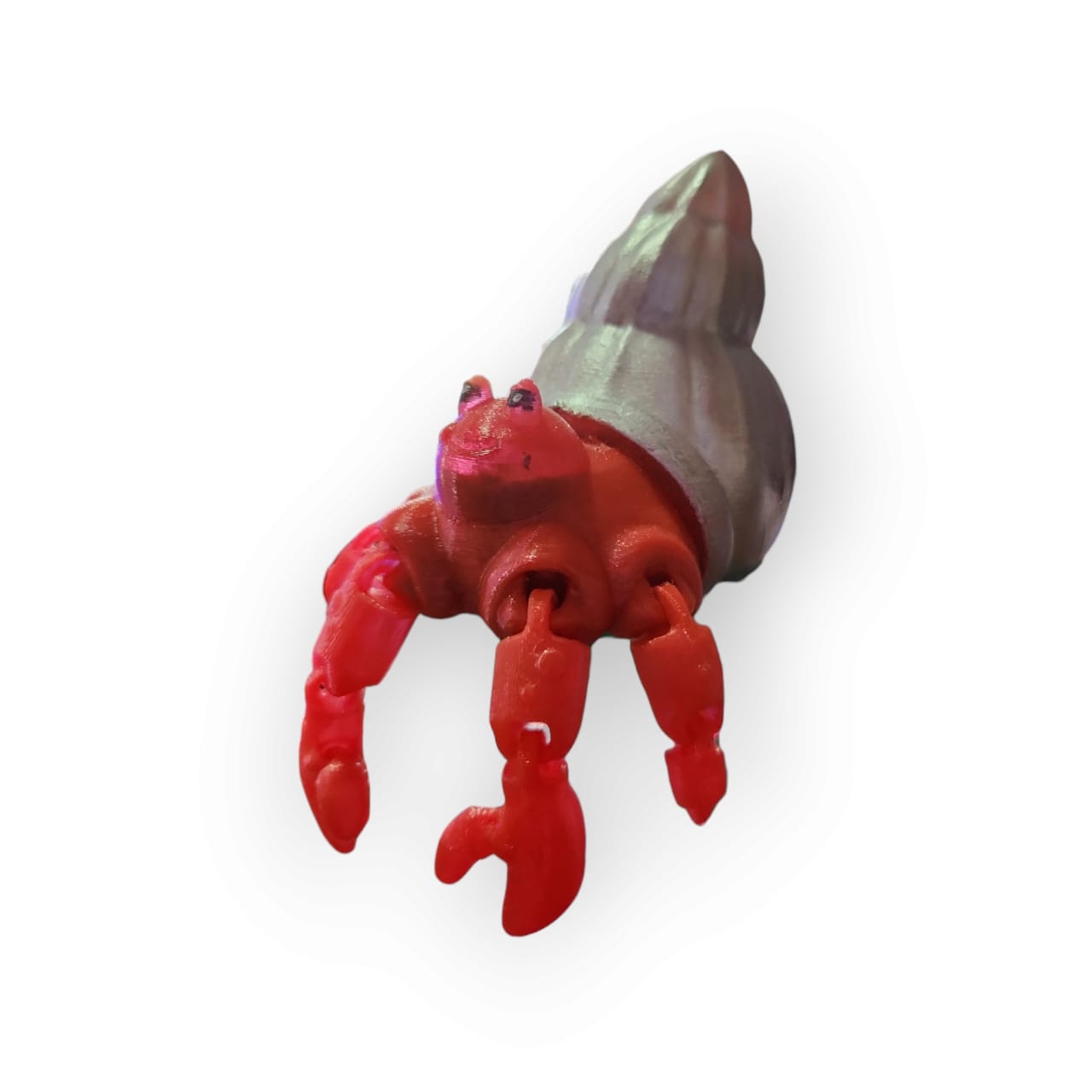 ADORNO CANGREJO HERMITAÑO ARTICULADO 3D