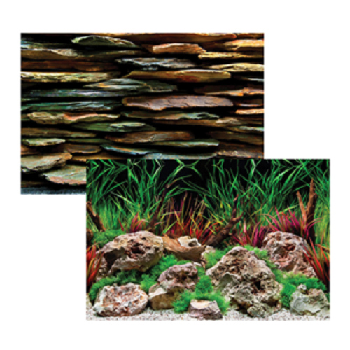 SEAVIEW LÁMINA 3D SEAVIEW DOBLE FAZ SLATE WAYS / AQUA WILD45.7CM