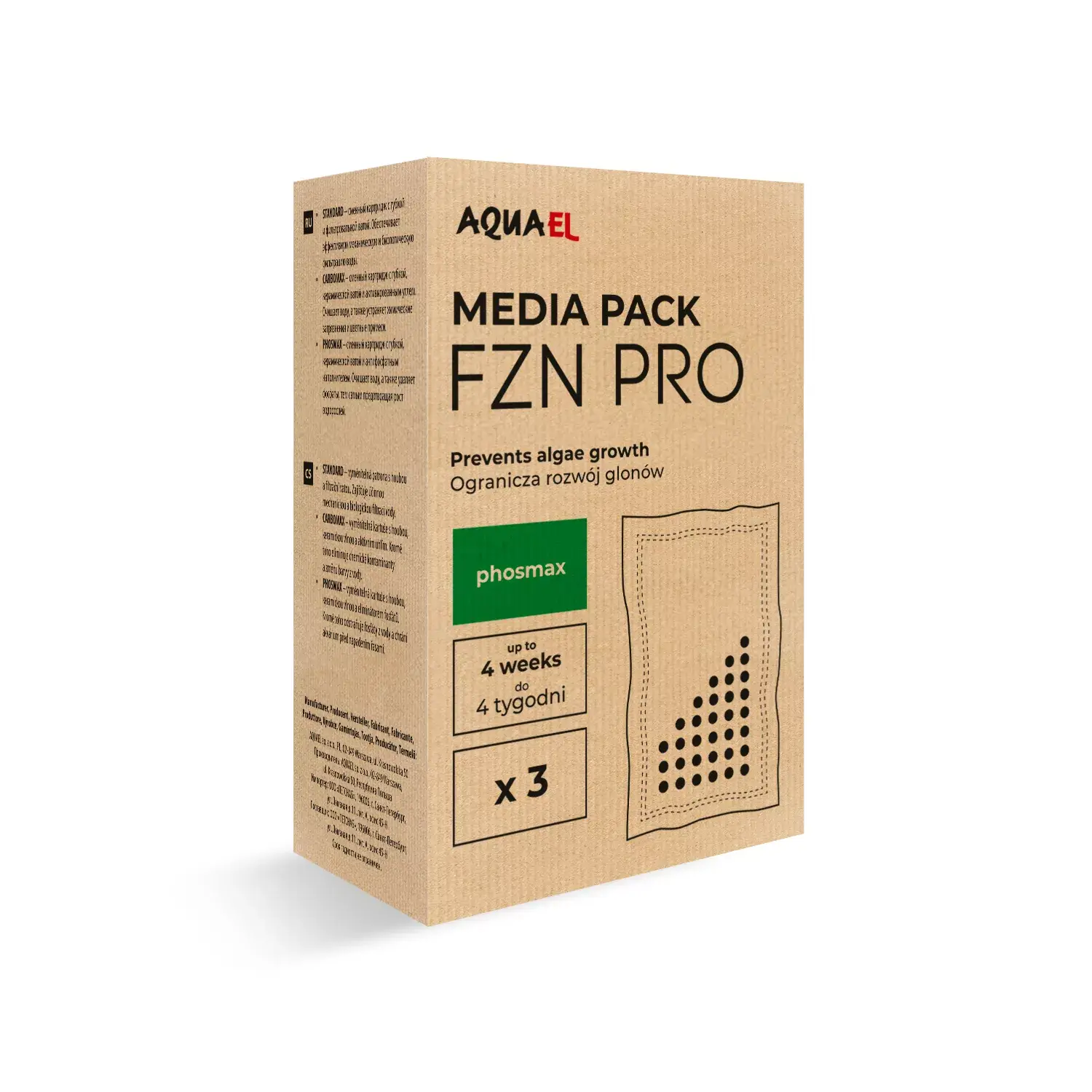 AQUAEL MEDIA PACK FZN PRO PHOSMAX