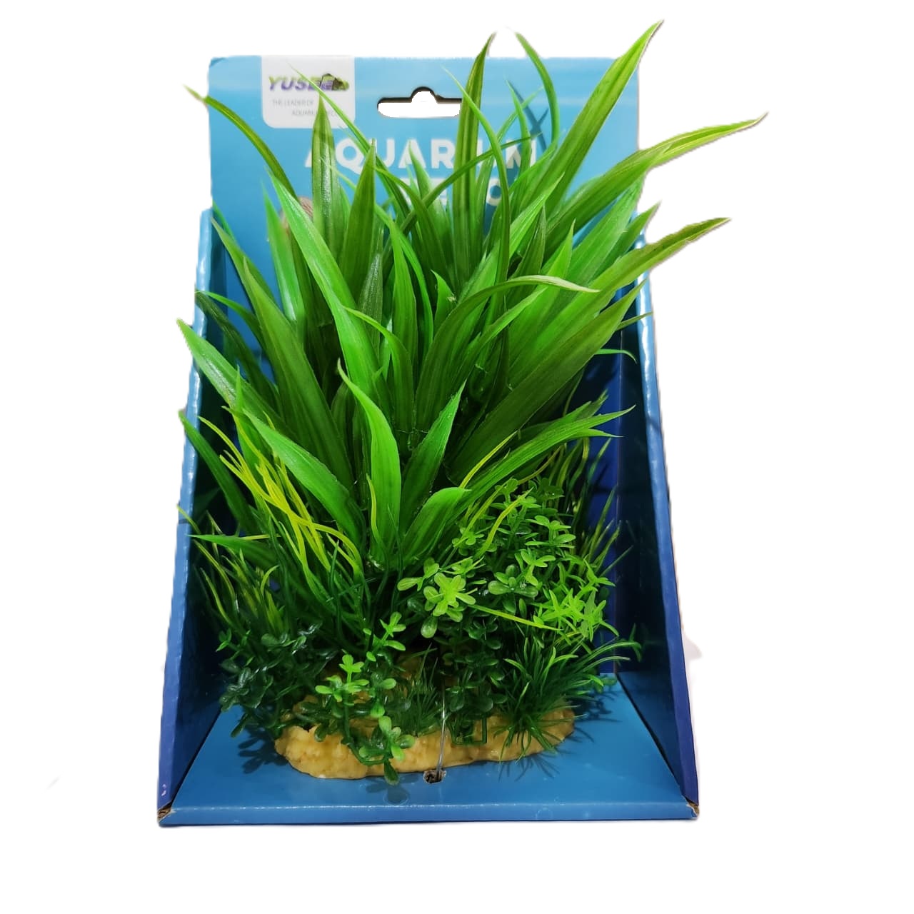 PLANTA PLASTICA ANGUSTIFOLIA CON ELEOCHARIS COV-AB060-201