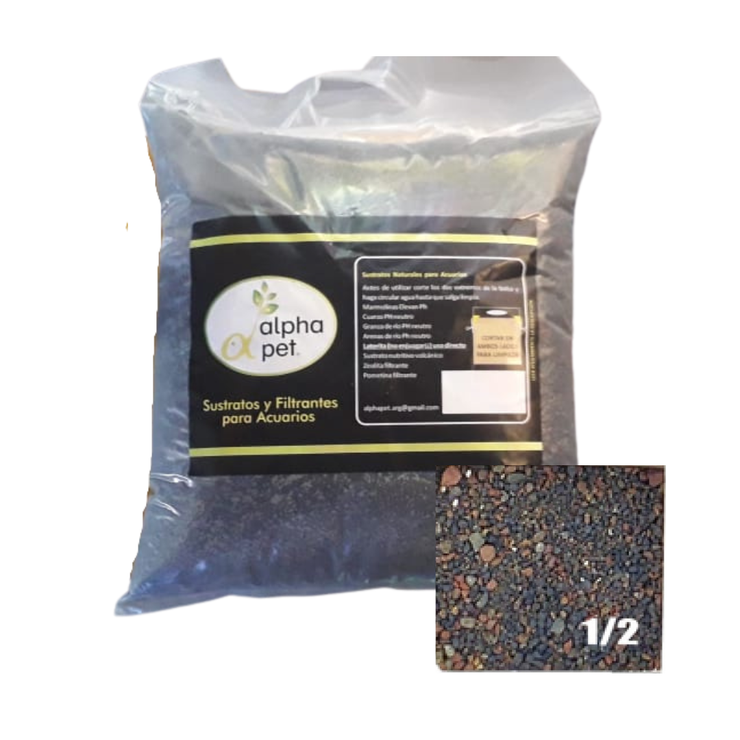 ALPHA PET SUSTRATO VOLCÁNICO NEGRO FINO 5L