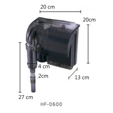 ATMAN FILTRO CASCADA HF-0600 660L/H