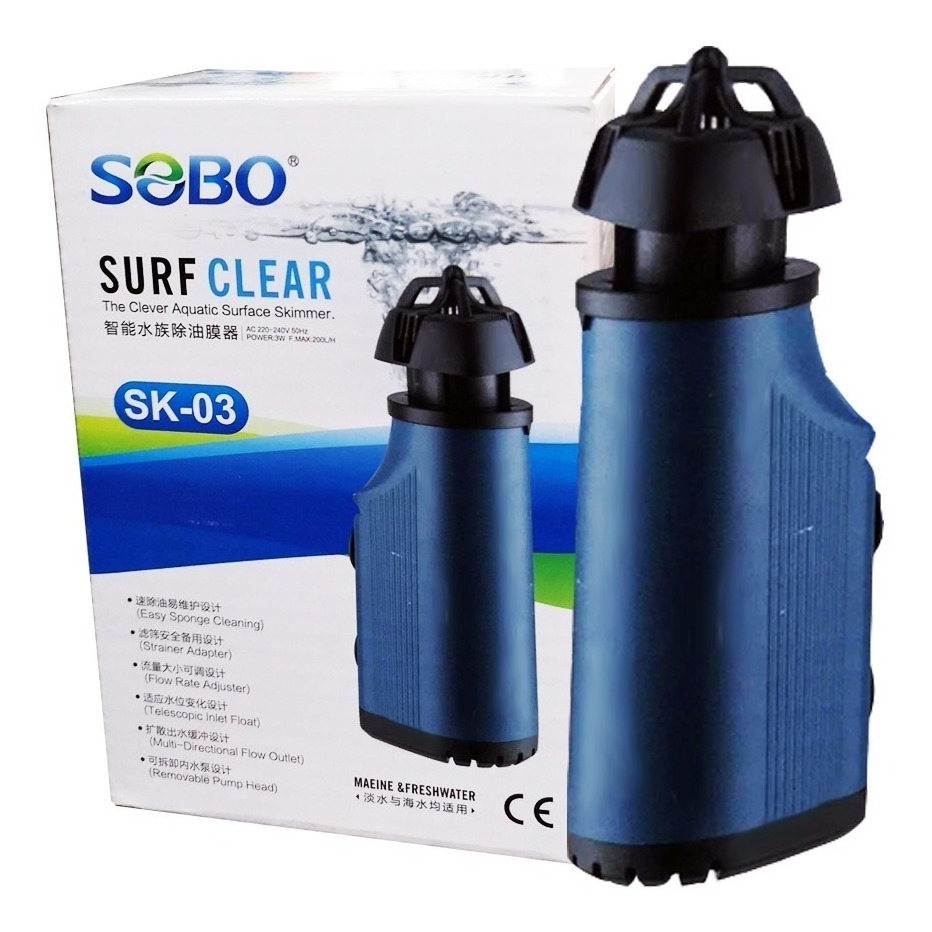 SOBO SKIMMER DE SUPERFICIE SK-03 200L/H