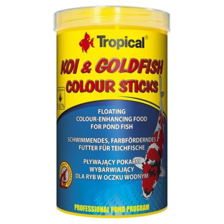 TROPICAL KOI GOLDFISH COLOUR STICKS 80GS