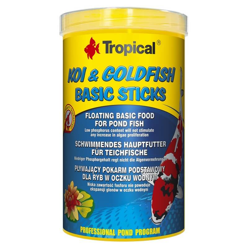TROPICAL KOI GOLDFISH BASIC STICKS 80GS