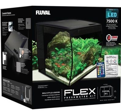 FLUVAL ACUARIO FLUVAL FLEX 34L NEGRO