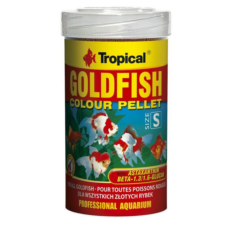 TROPICAL GOLDFISH COLOR PELLET S 45gs