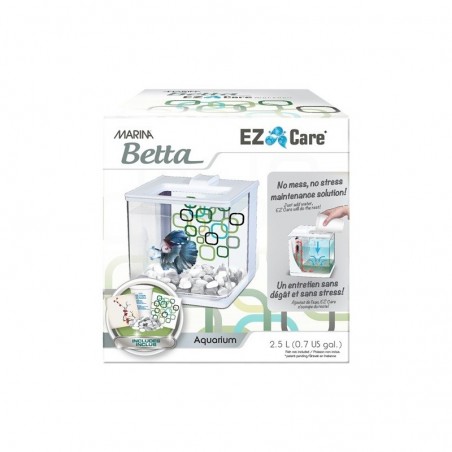MARINA BETTA EZ CARE AQUARIUM BLANCO