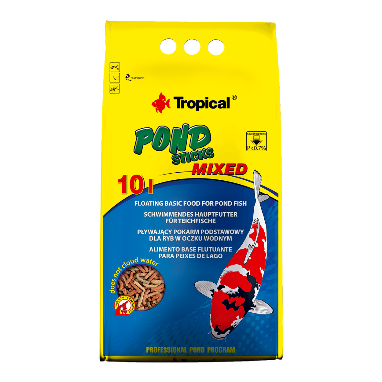 TROPICAL POND STICKS MIXED 800GS