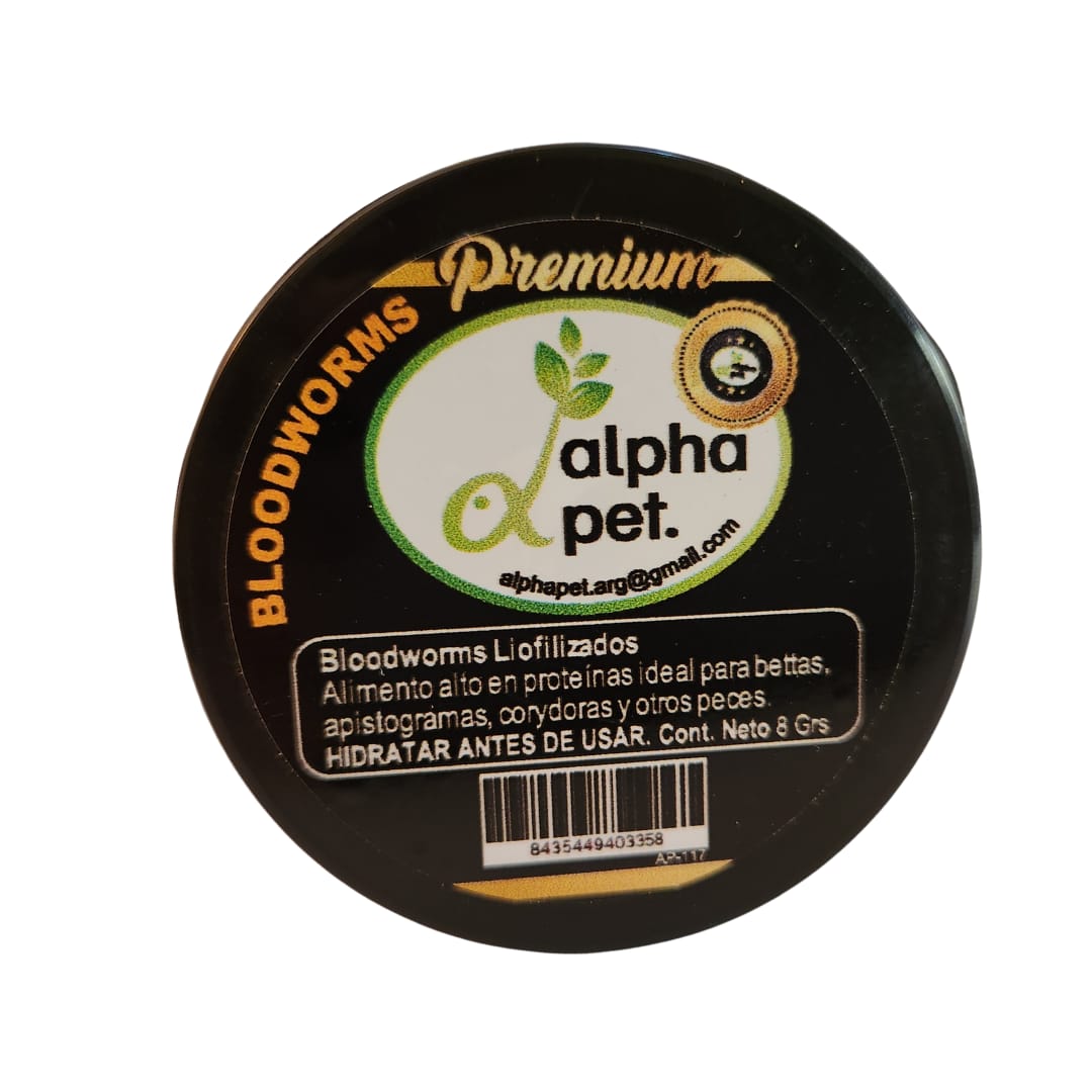 ALPHA PET BLOODWORMS 8GS