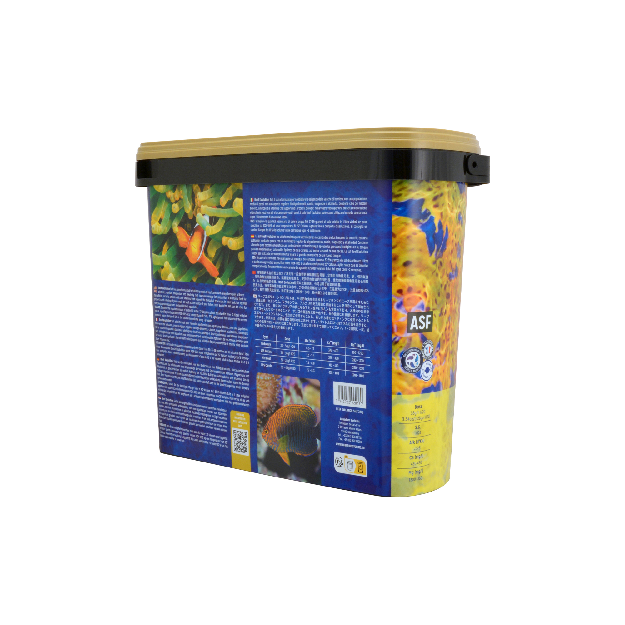 ASF SAL MARINA REEF EVOLUTION 22KG