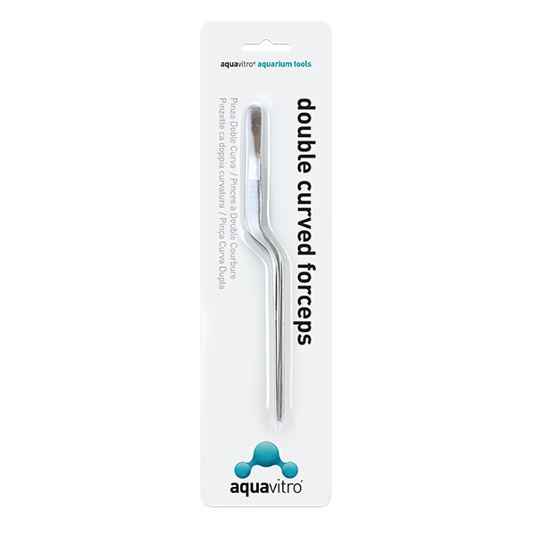 AQUAVITRO PINZA DOBLE CURVA 20CM