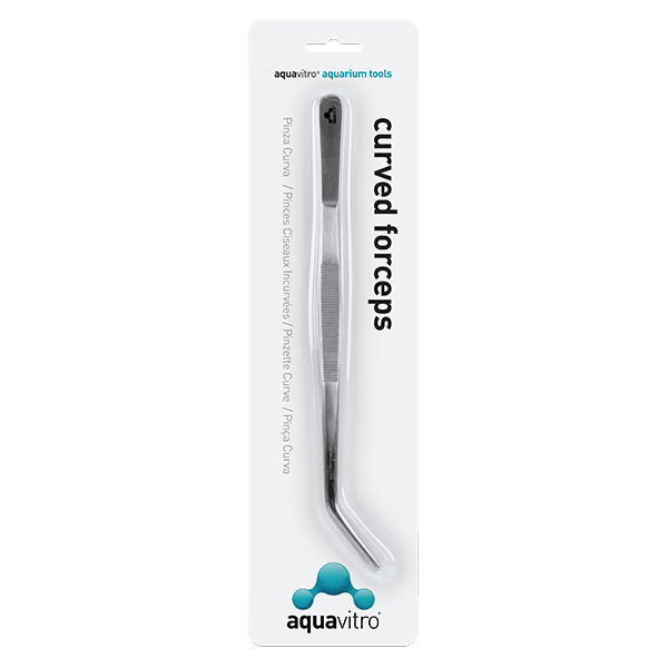 AQUAVITRO PINZA CURVA 25CM
