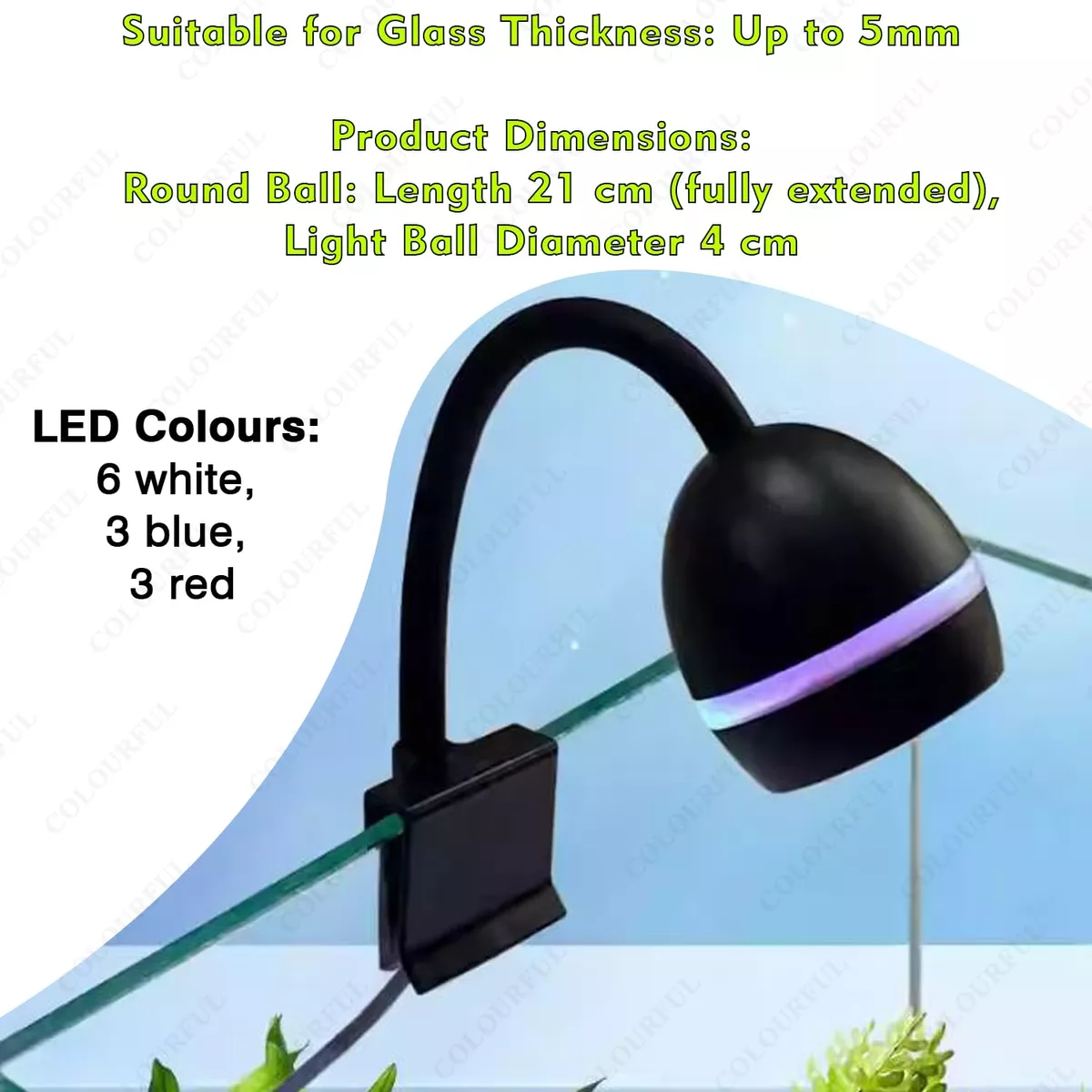 MINI ILUMINADOR LED CON CLIP USB 3W BLANCO