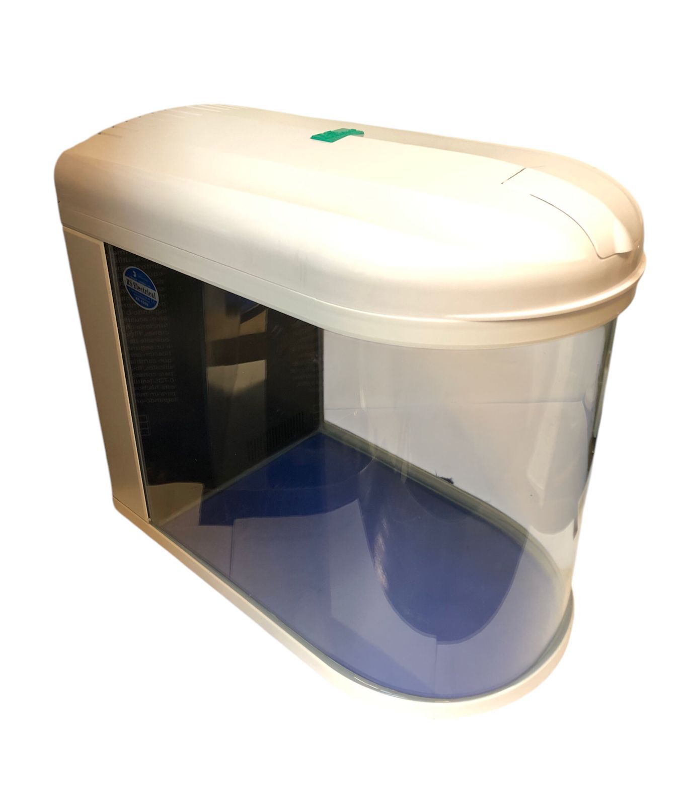 RS PECERA 50L BLANCA CON LUZ Y SUMP LATERAL RS480B