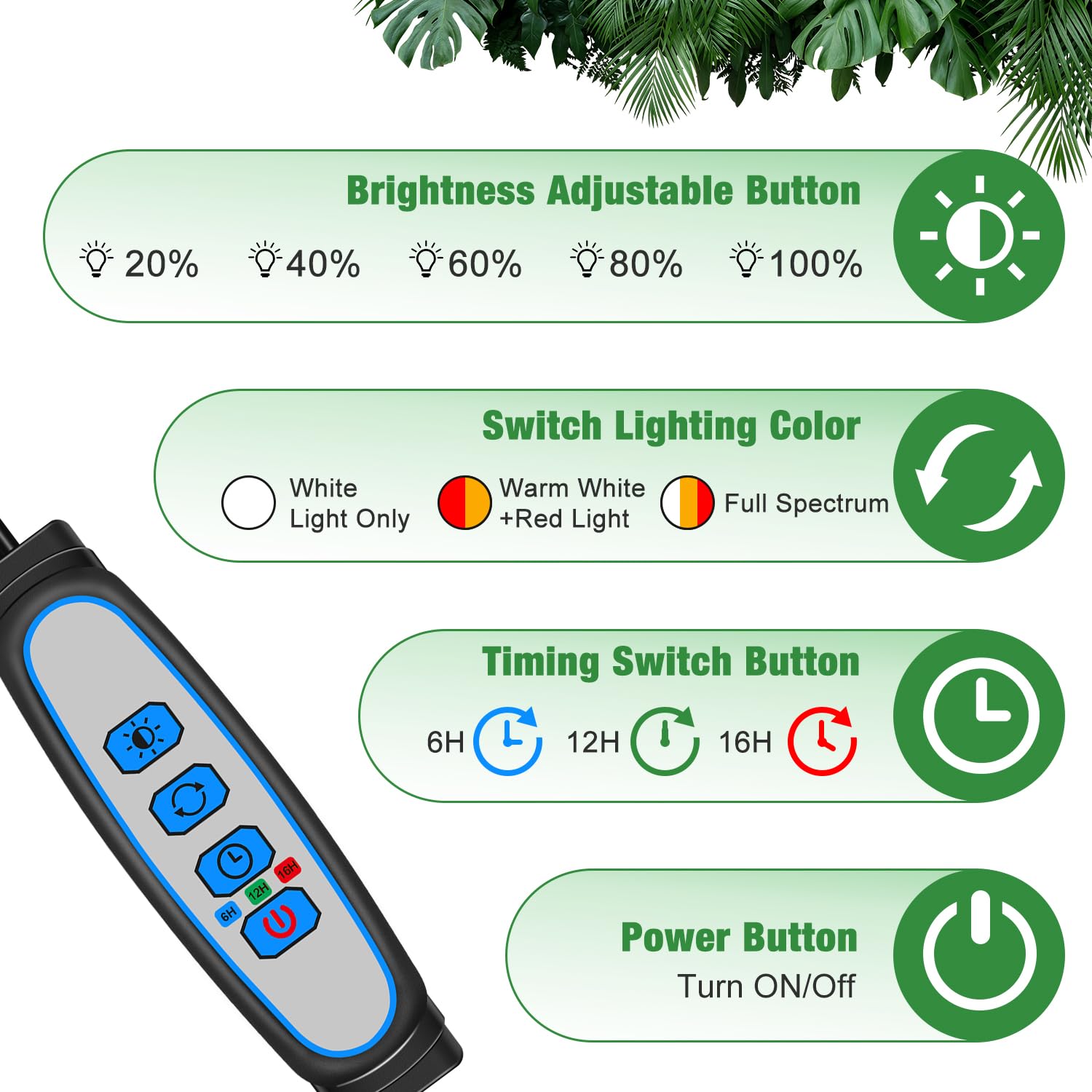 ILUMINADOR PLANTAS GROW 20W