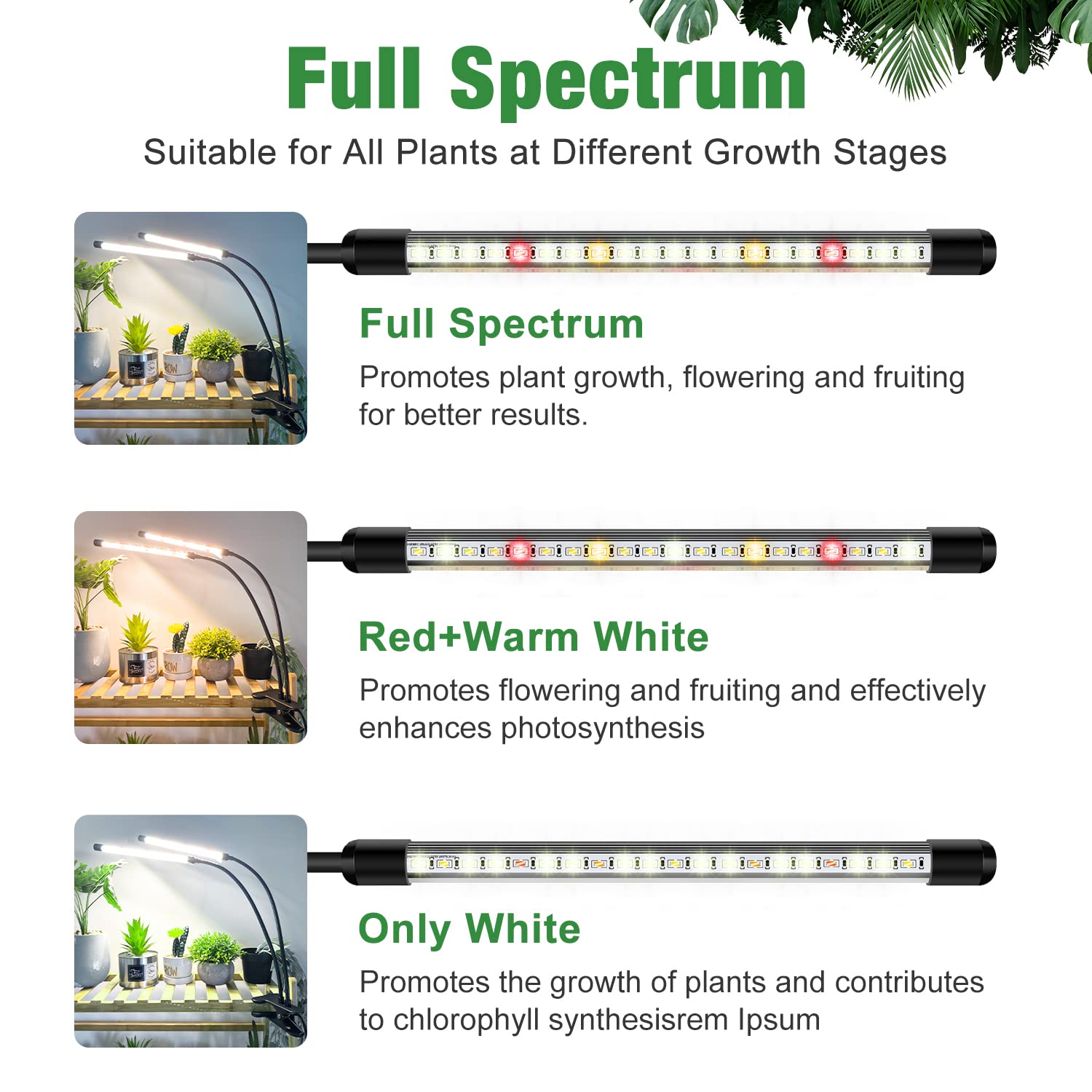 ILUMINADOR PLANTAS GROW 20W