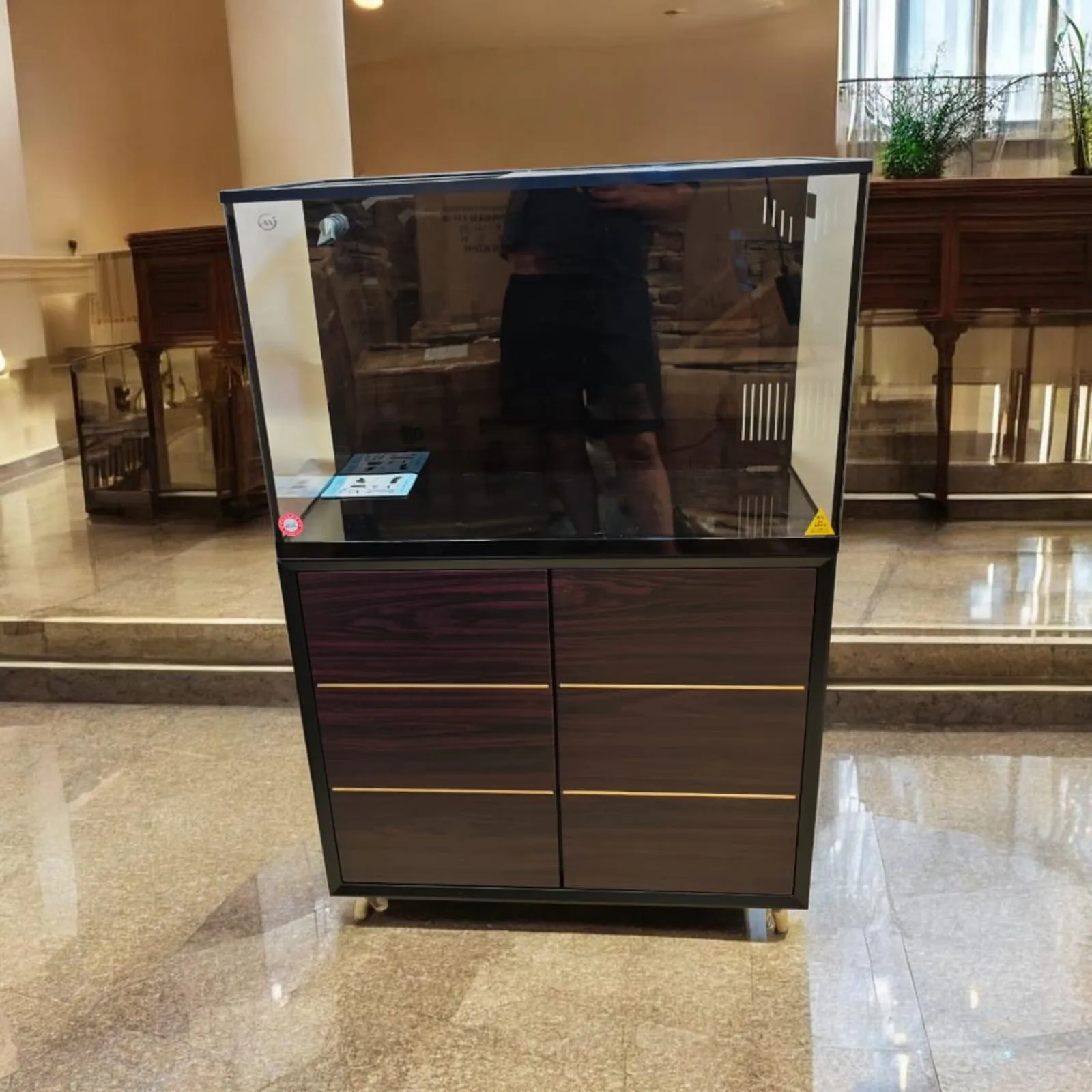 MUEBLE CON PECERA 80x50x40 MJ2-JC800D